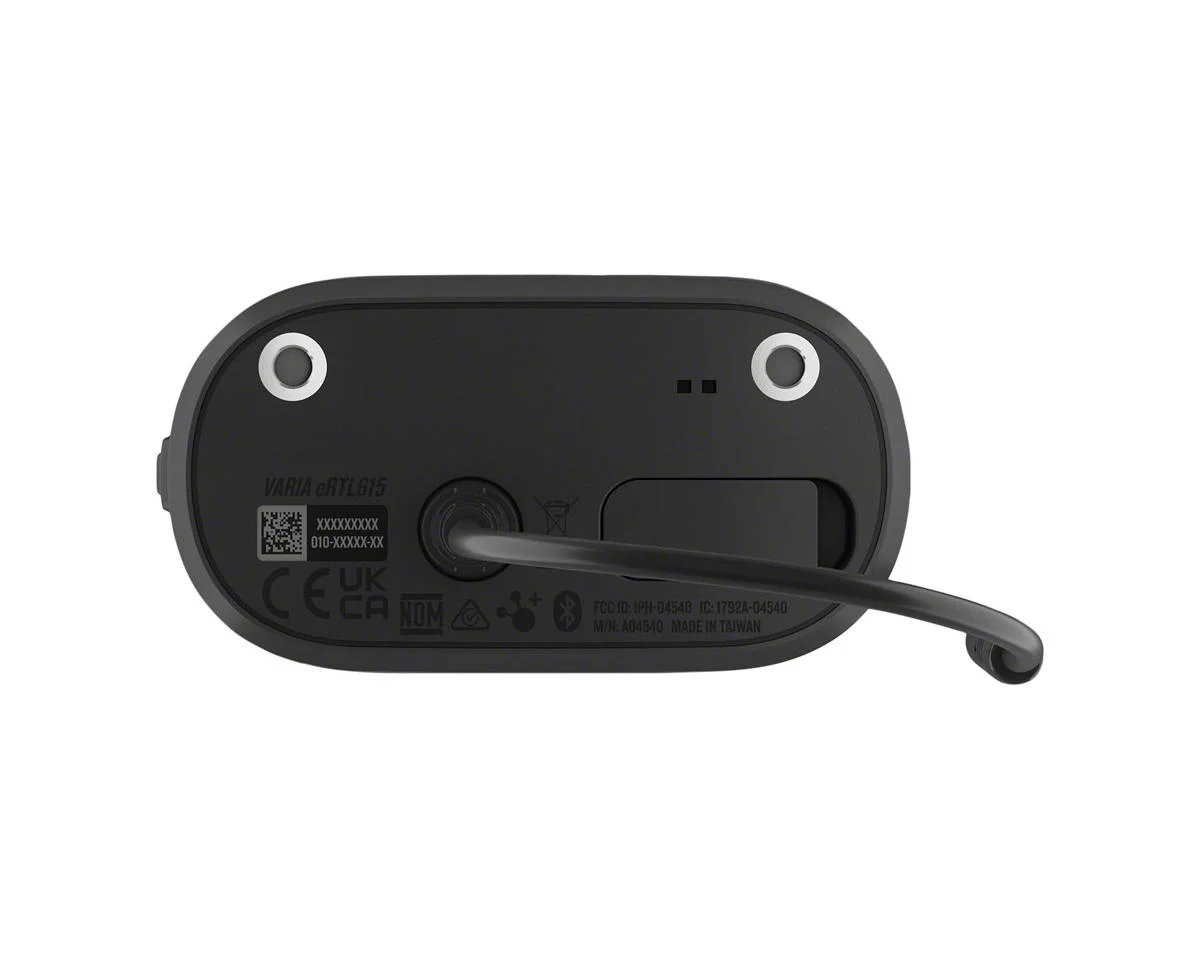 Garmin Varia eRTL615 Rearview Radar Tail Light (Black) (65 Lumens) (For E-Bikes) - view 4